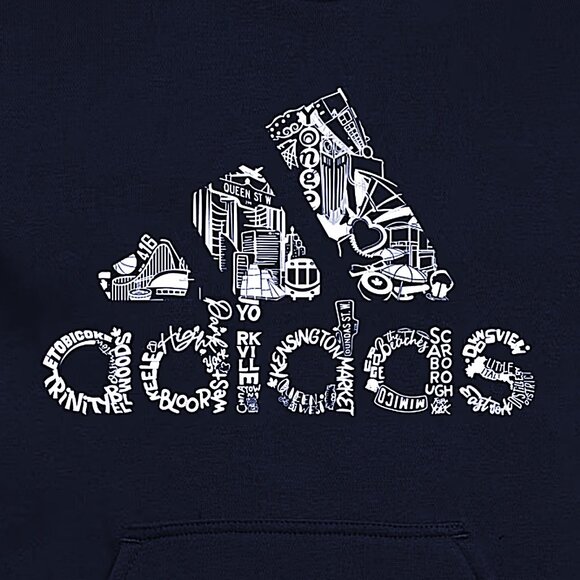 Adidas Badge of Sport Toronto Hoodie Men's Small - Picture 4 of 4